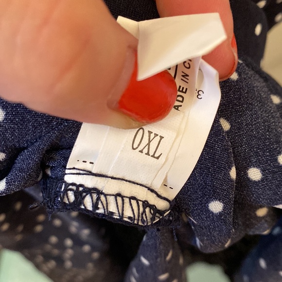 🌟 2/$10 Shein Blue Polka Dot Mini Dress - Picture 5 of 7